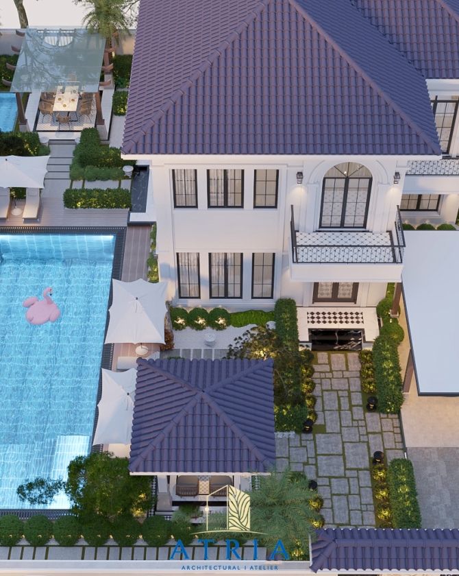 THIẾT KẾ NHÀ SÂN VƯỜN - ĐỔNG NAI 